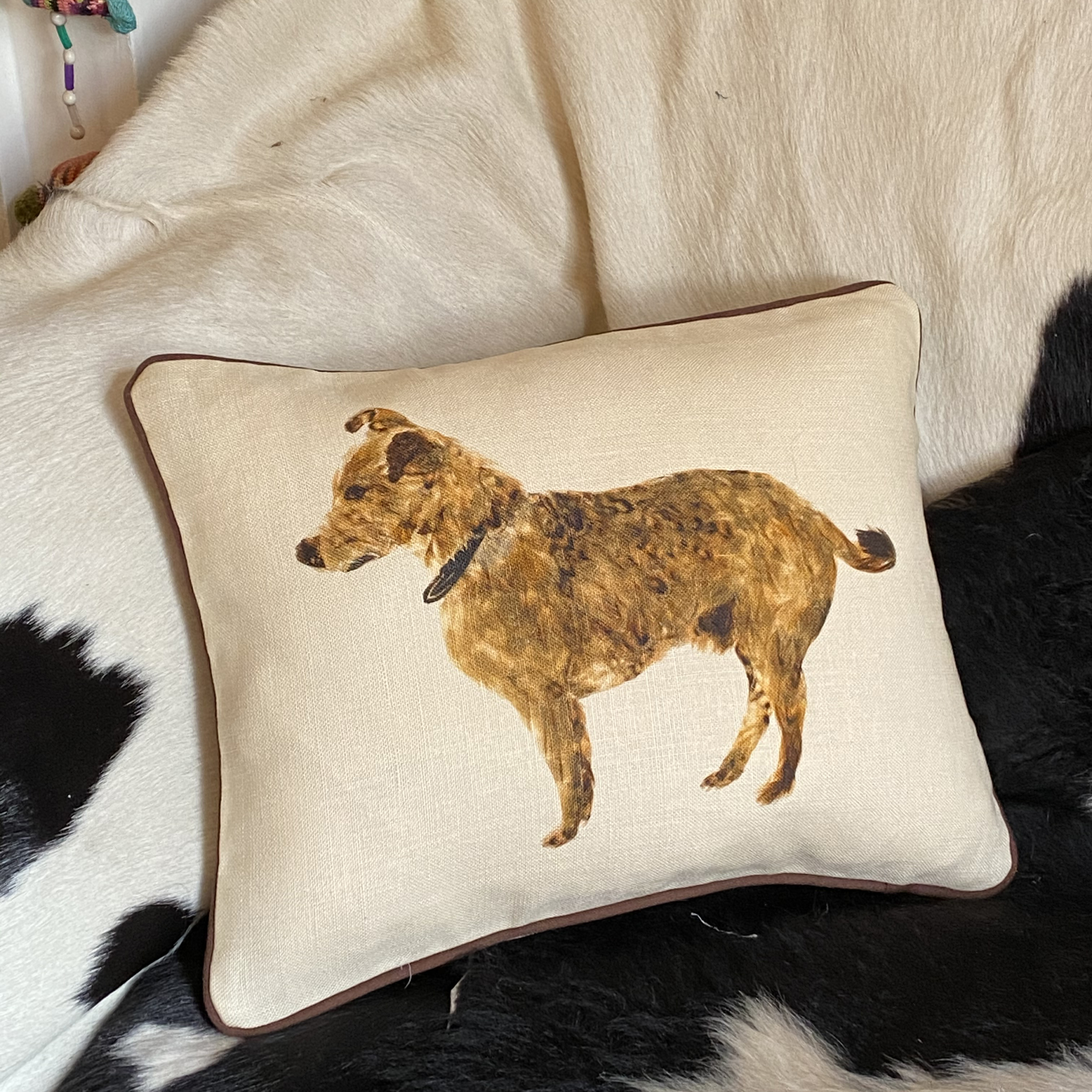 cubby cushion on sofa