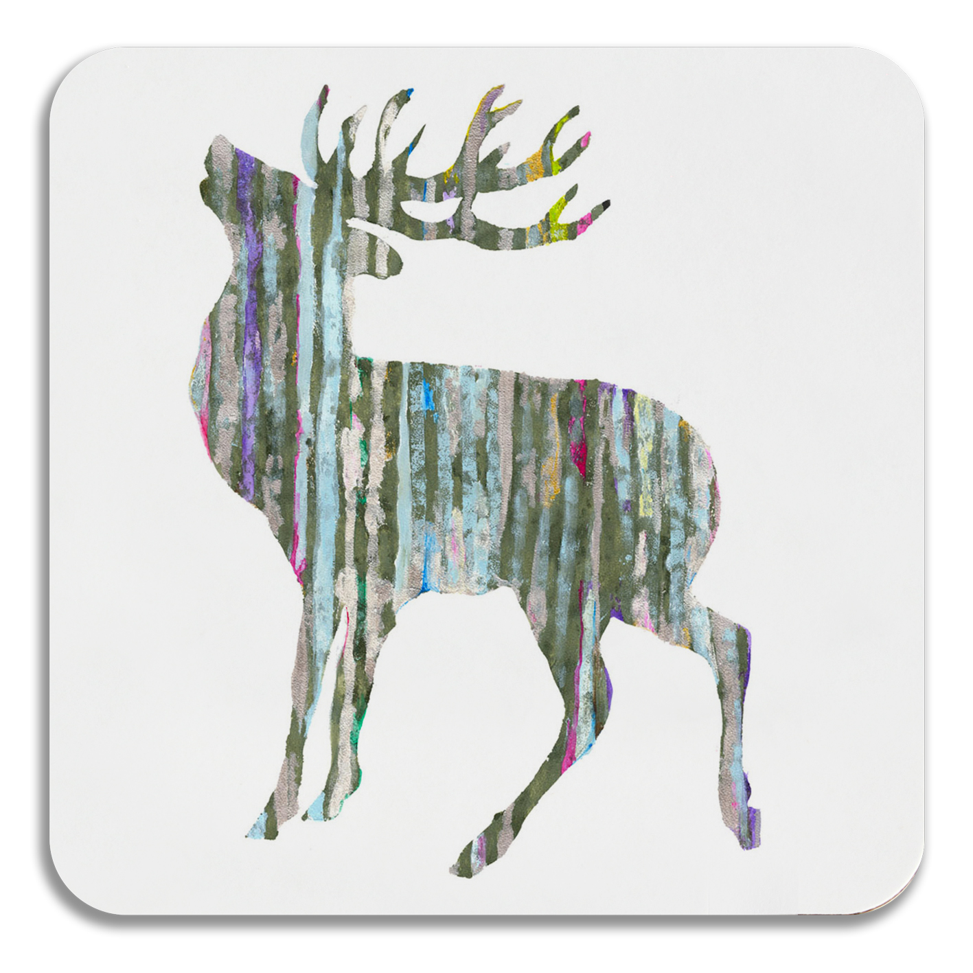 COASTER - Silver Stag Design