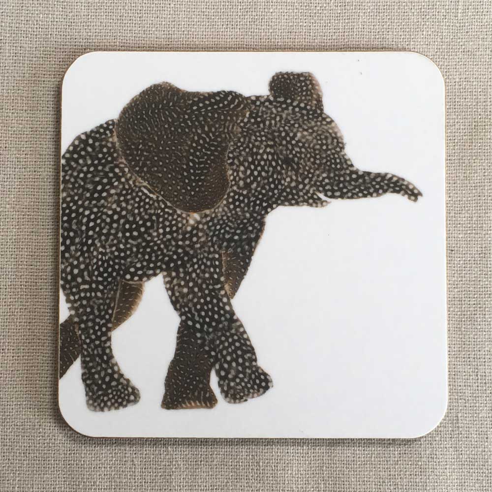 COASTER - Large Elephant Facing Right Design COASTER - Large Elephant Facing Right Design