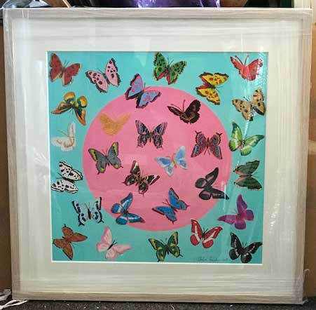 Deposit for 'Butterfly Circle - Aqua' Print - please read description for total. Deposit for 'Butterfly Circle - Aqua' Print - please read description for total.