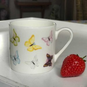 Mini Espresso Mug - Butterfly Design