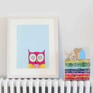 Deposit for Owl on Light Blue Print - please read description for total.