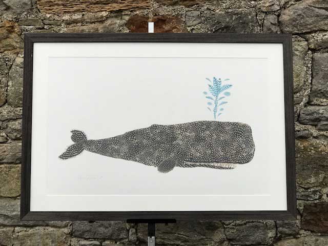 Whale Print - please read description for total. Whale Print - please read description for total.