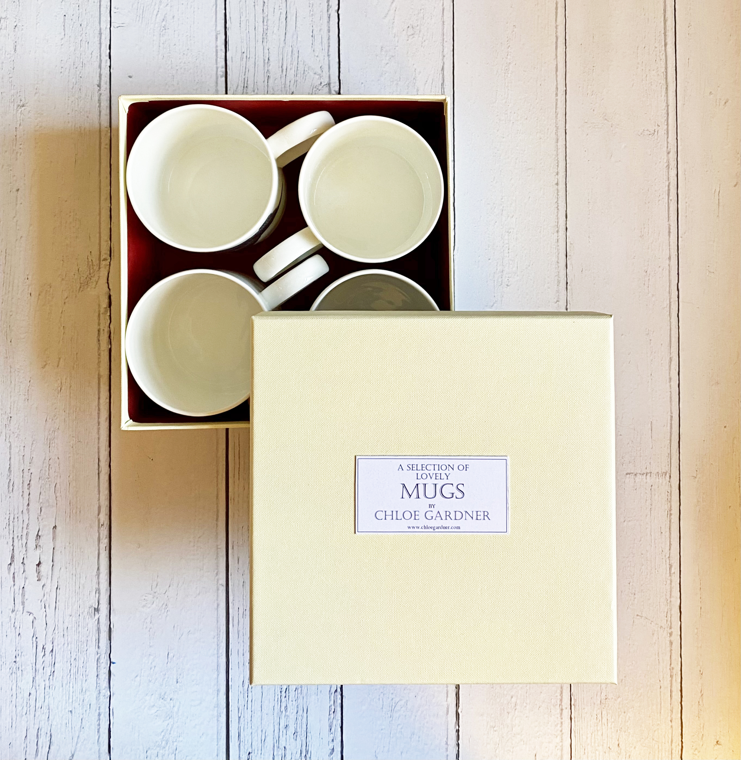 Mug gift set of four