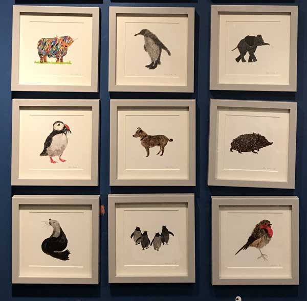  Mini Prints - Square with a Grey Frame