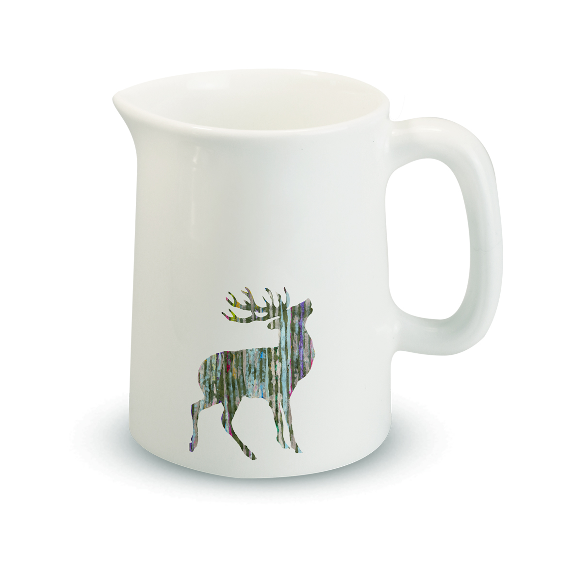 Jug 1/4 pint mini jug - stag design