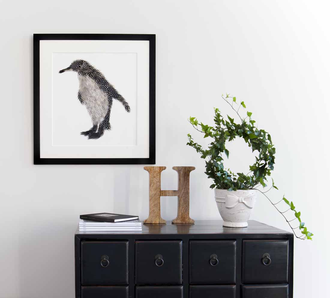 Penguin giclee print framed (deposit here - please read Description for total) Penguin giclee print framed (deposit here - please read Description for total)