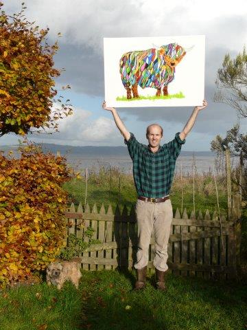 Deposit for Bright Highland Cow Print - please read description for total. Deposit for Bright Highland Cow Print - please read description for total.