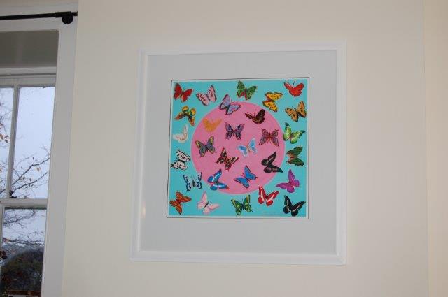 Deposit for 'Butterfly Circle - Aqua' Print - please read description for total. Deposit for 'Butterfly Circle - Aqua' Print - please read description for total.