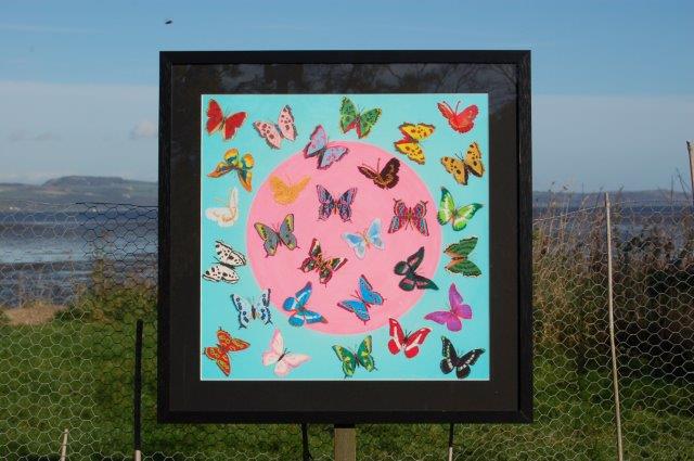 Deposit for 'Butterfly Circle - Aqua' Print - please read description for total. Deposit for 'Butterfly Circle - Aqua' Print - please read description for total.