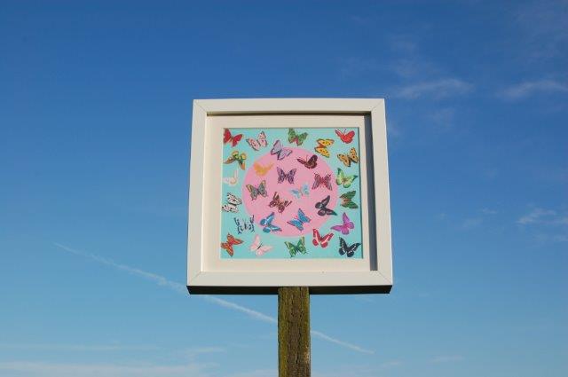 Deposit for 'Butterfly Circle - Aqua' Print - please read description for total. Deposit for 'Butterfly Circle - Aqua' Print - please read description for total.