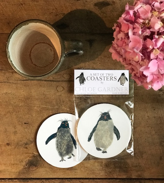 COASTER - Set of 2 - Rockhopper Dark and Light Design