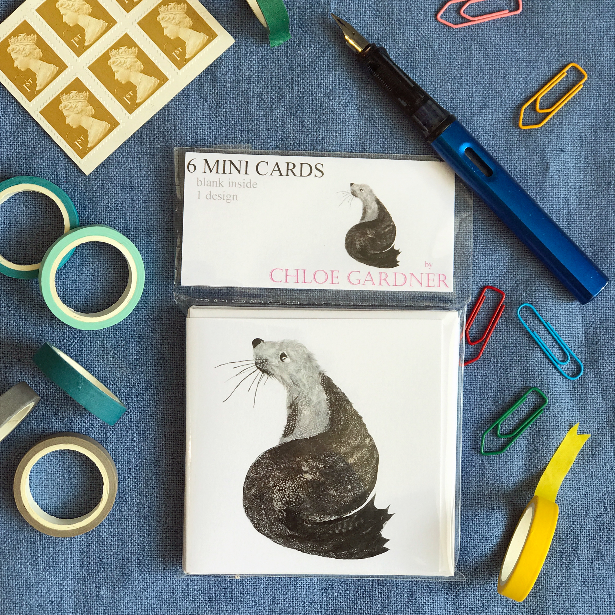 MINI SQUARE CARD PACK - Seal Design