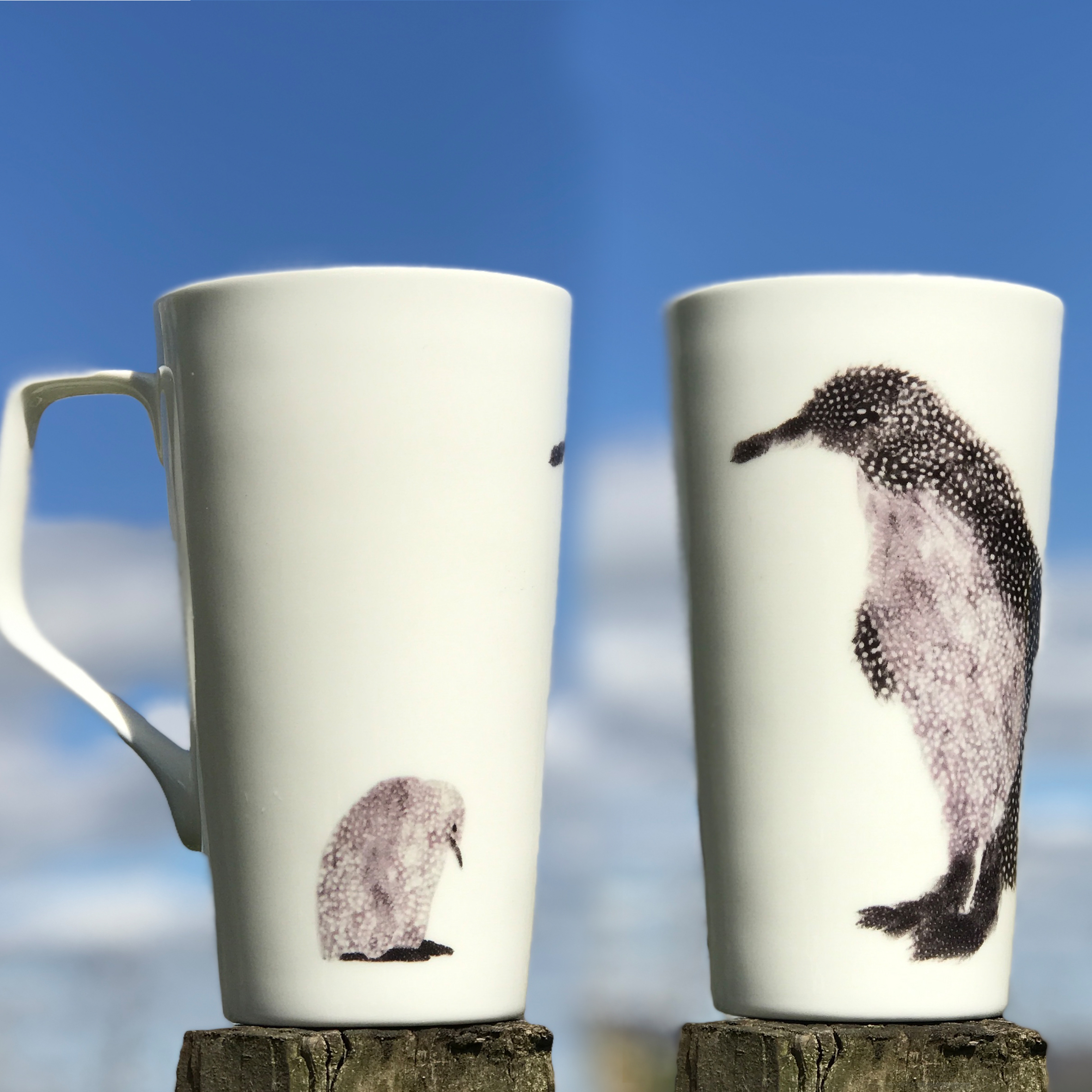 LATTE MUG - PENGUIN Design