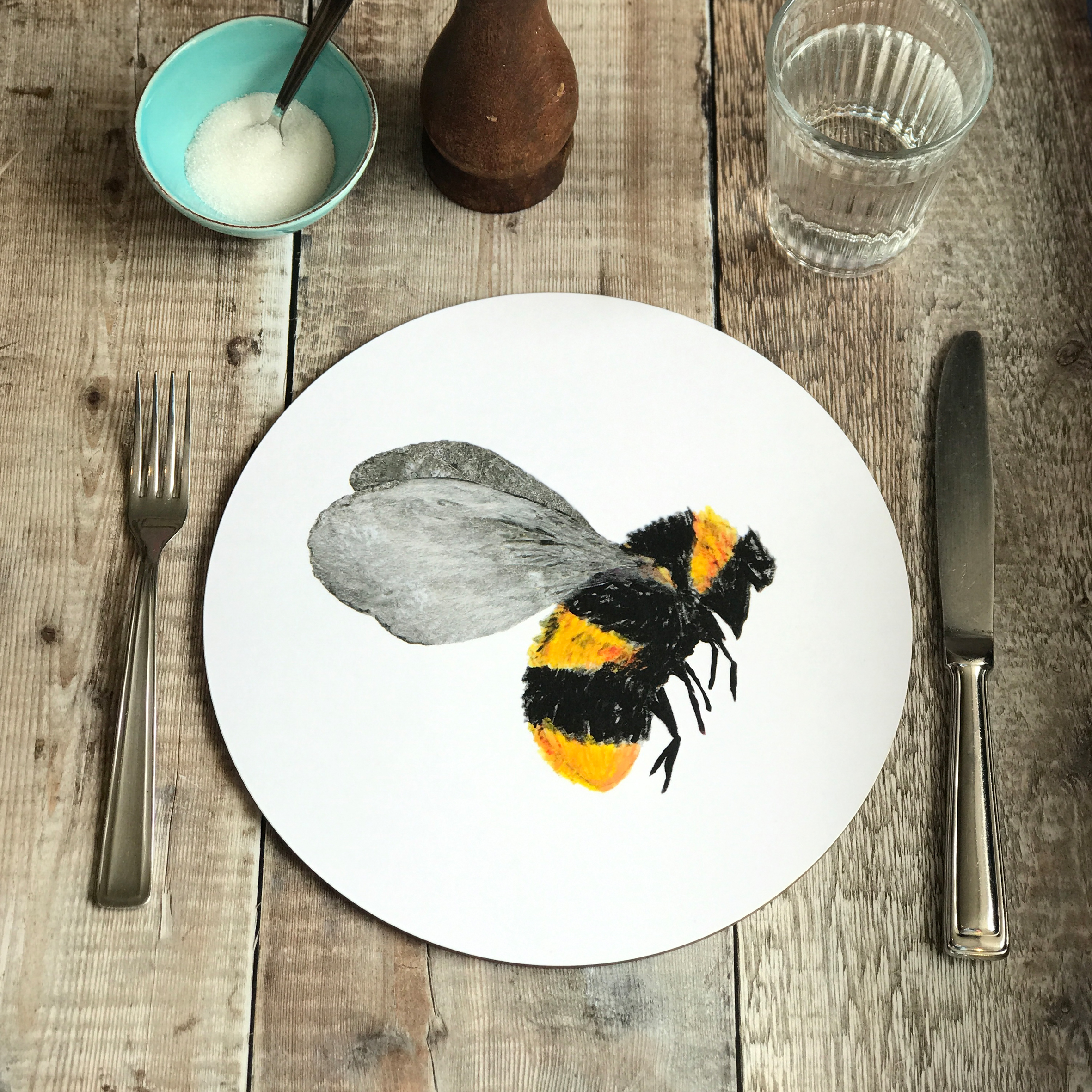 ROUND TABLEMAT - Bee