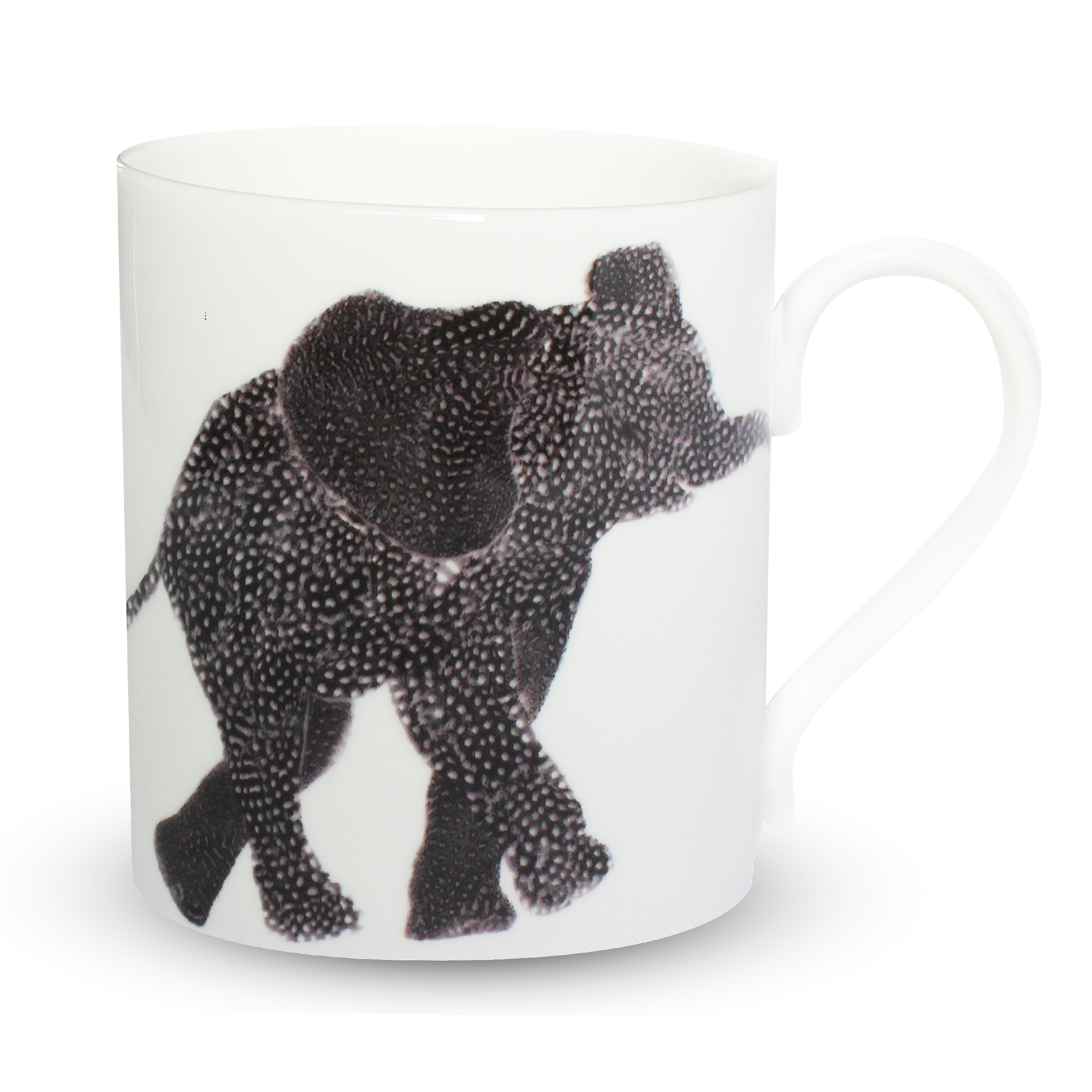 mug pop on white elephant large