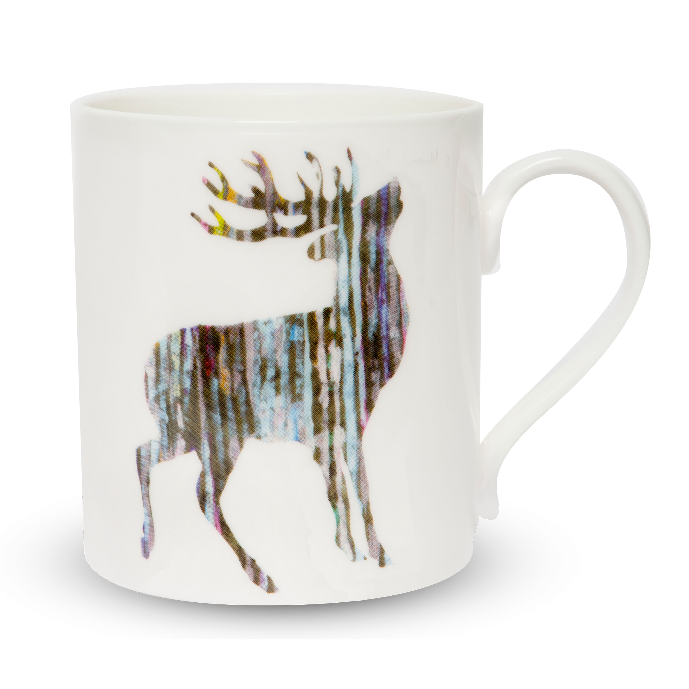 Silver Stag Mug in POP size Silver Stag Mug
