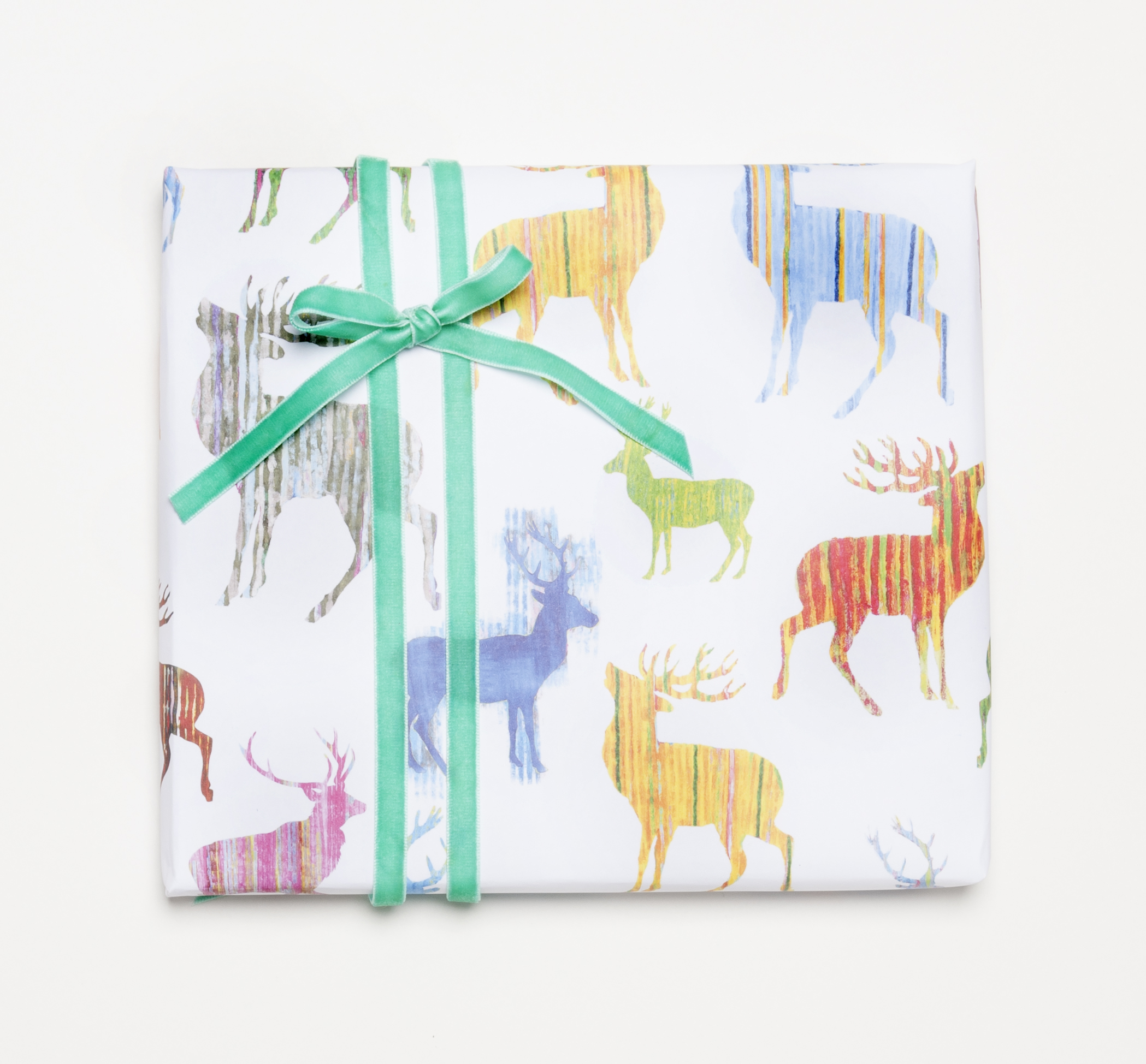 wrapping paper stag image D