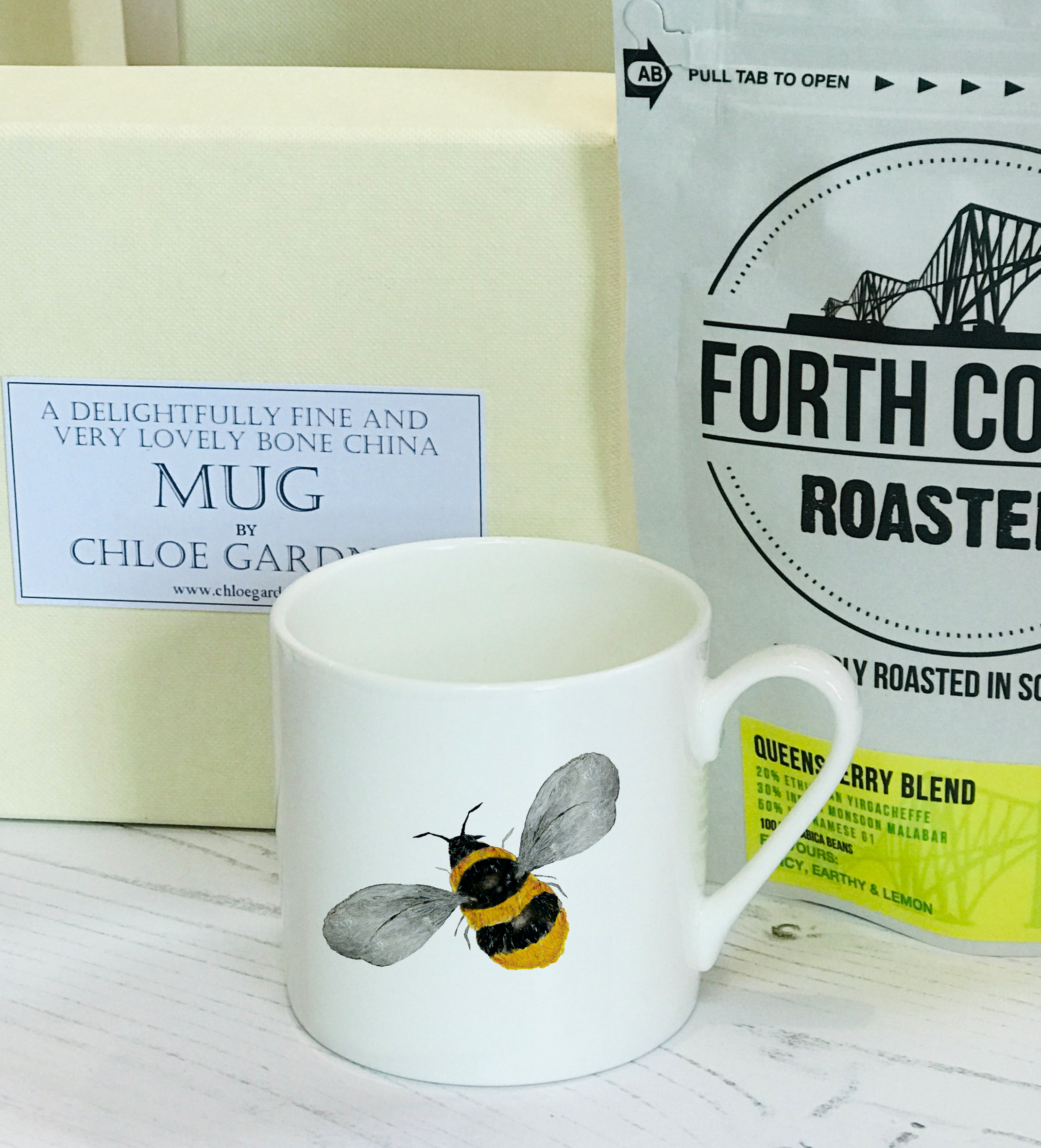 coffee gift set 1 espresso bee 2 wings B
