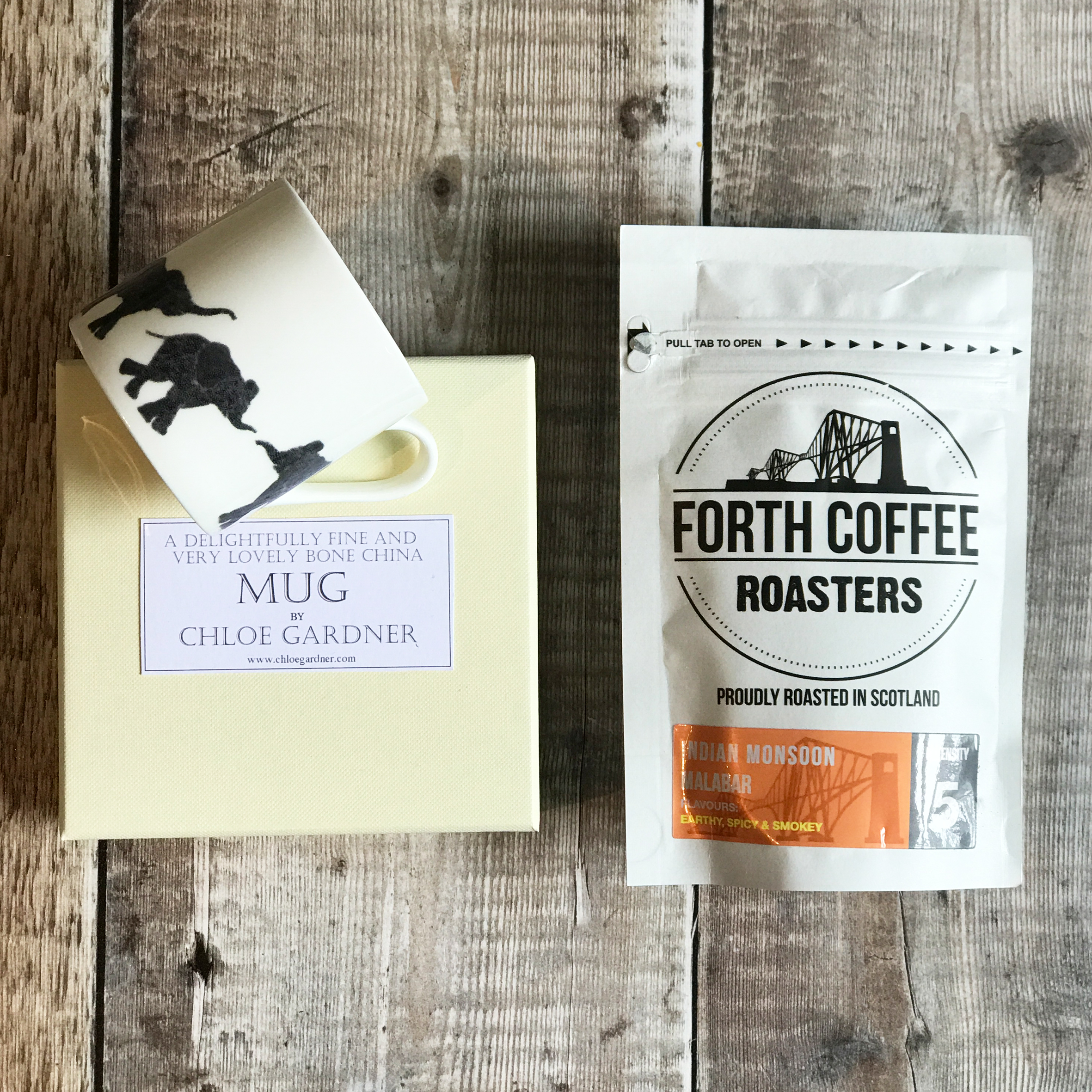 coffee gift set 1 espresso elephant