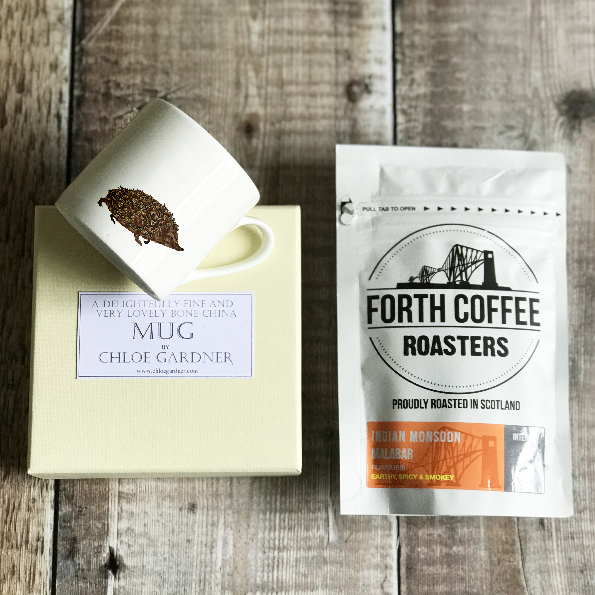 coffee gift set 1 espresso hedgehog