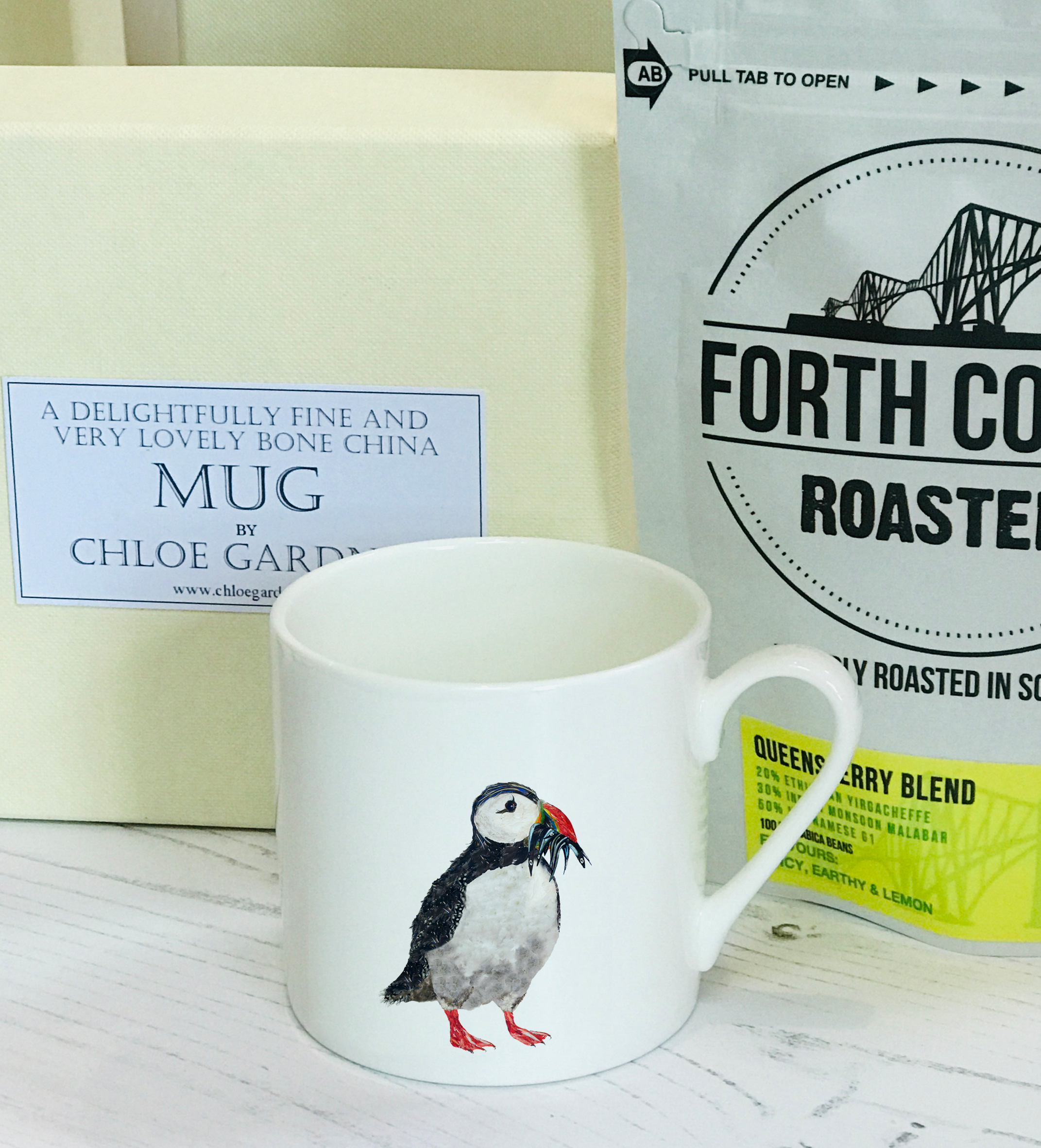 coffee gift set 1 espresso puffin B