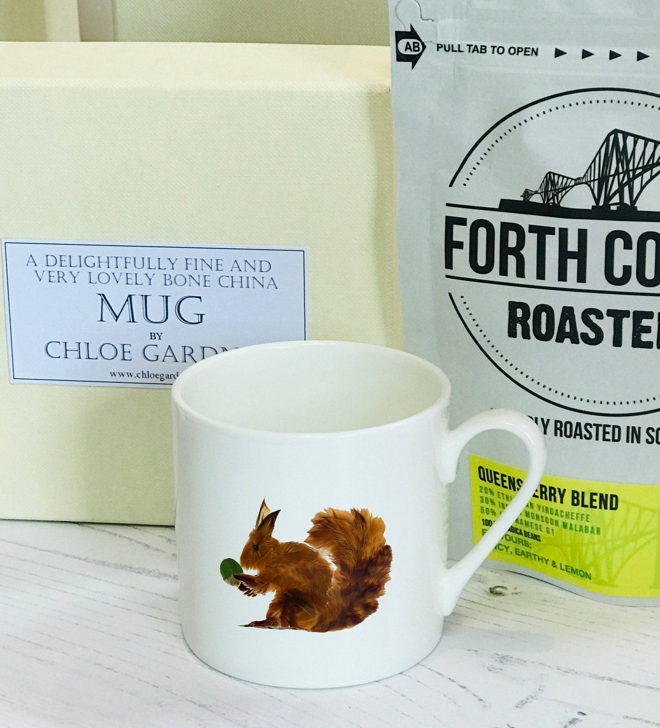 coffee gift set 1 espresso squirre Bl