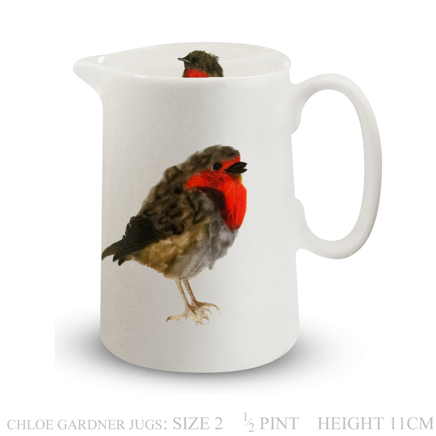 Jug – Half Pint –ROBIN Design