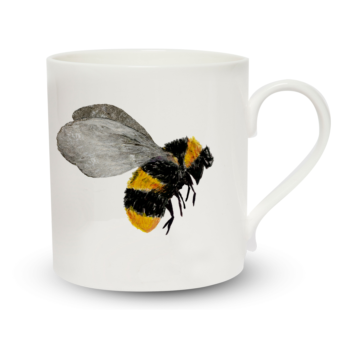 mug espresso bee wings together