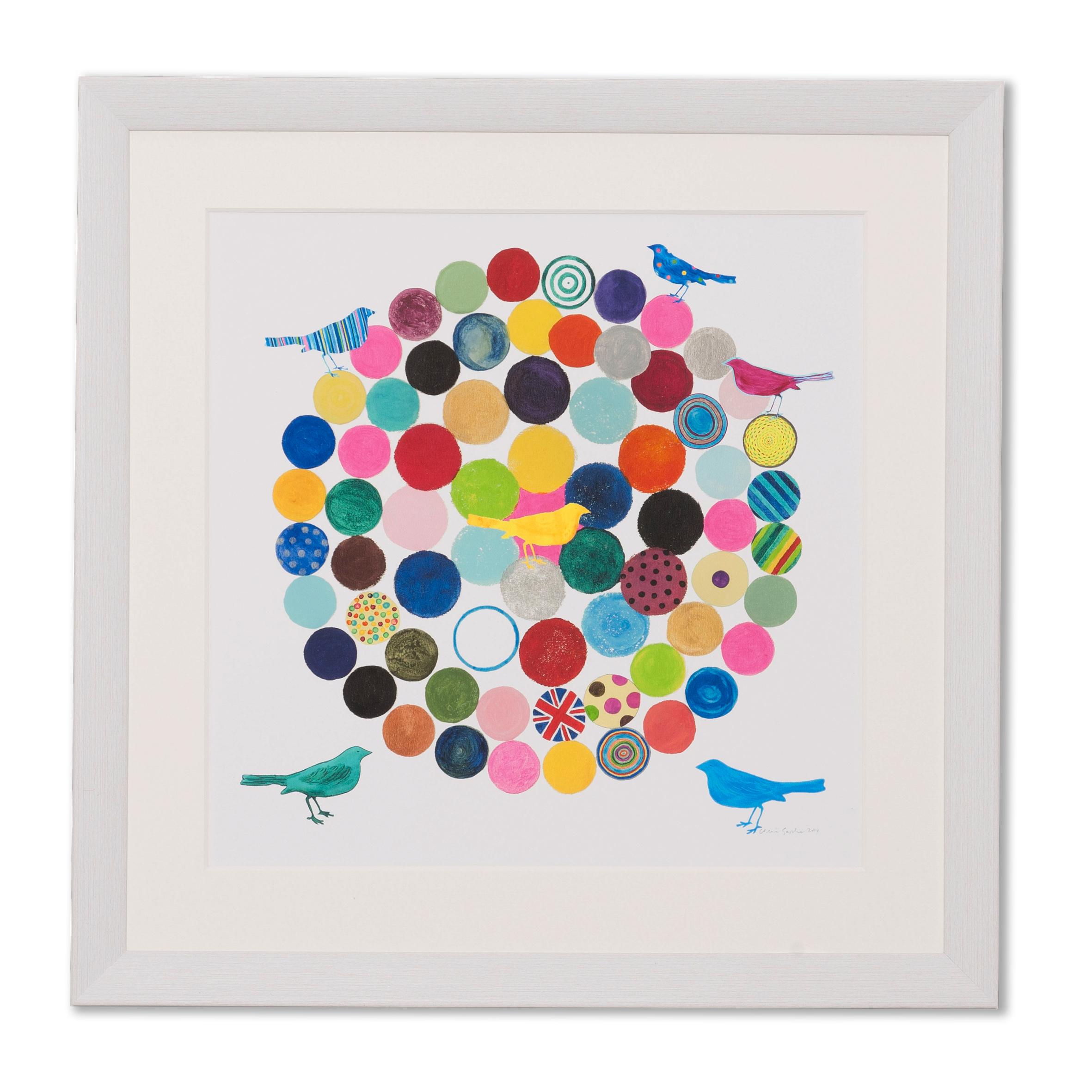 Order a Circles and Birds Print -