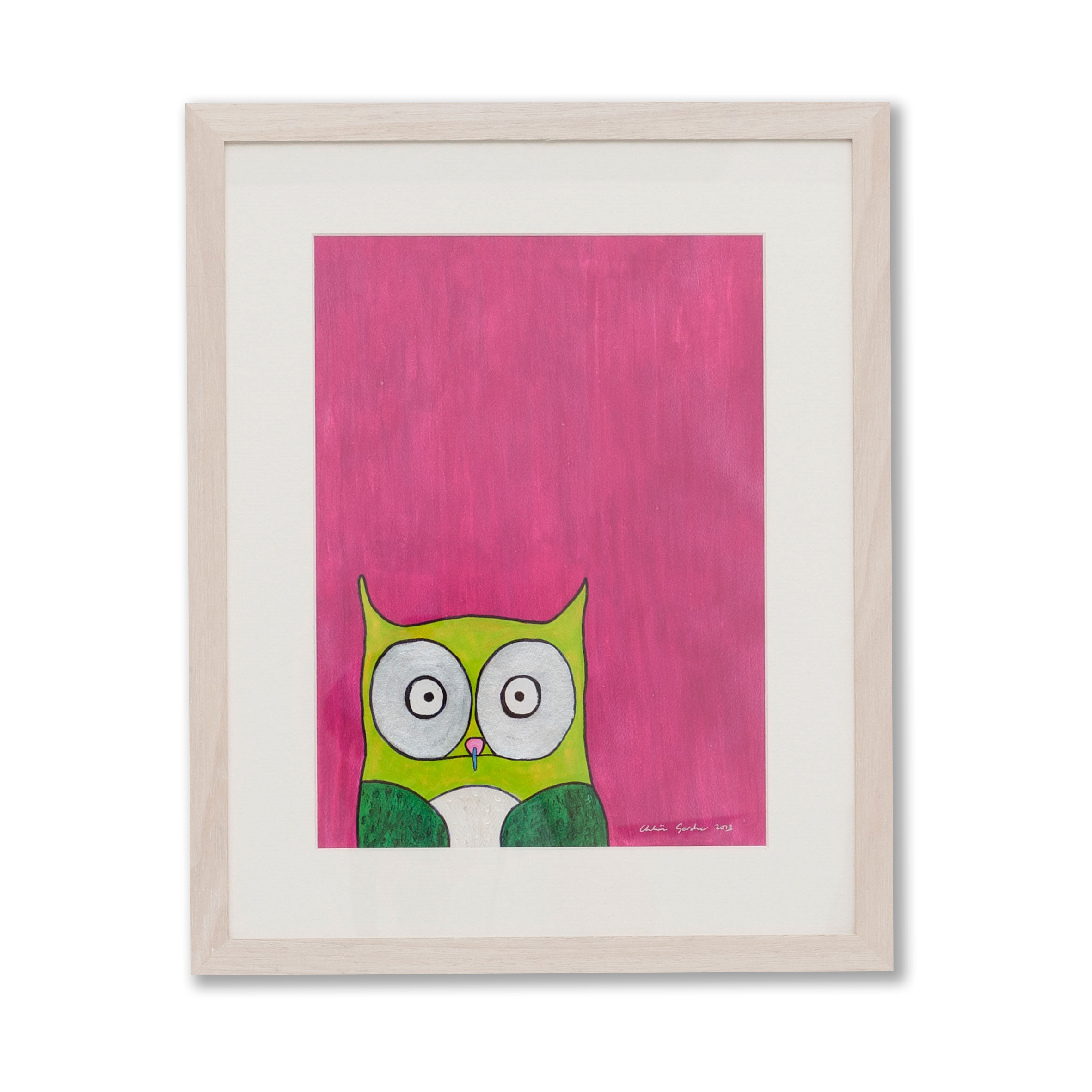 Order an Owl on Pink Print - various sizes.