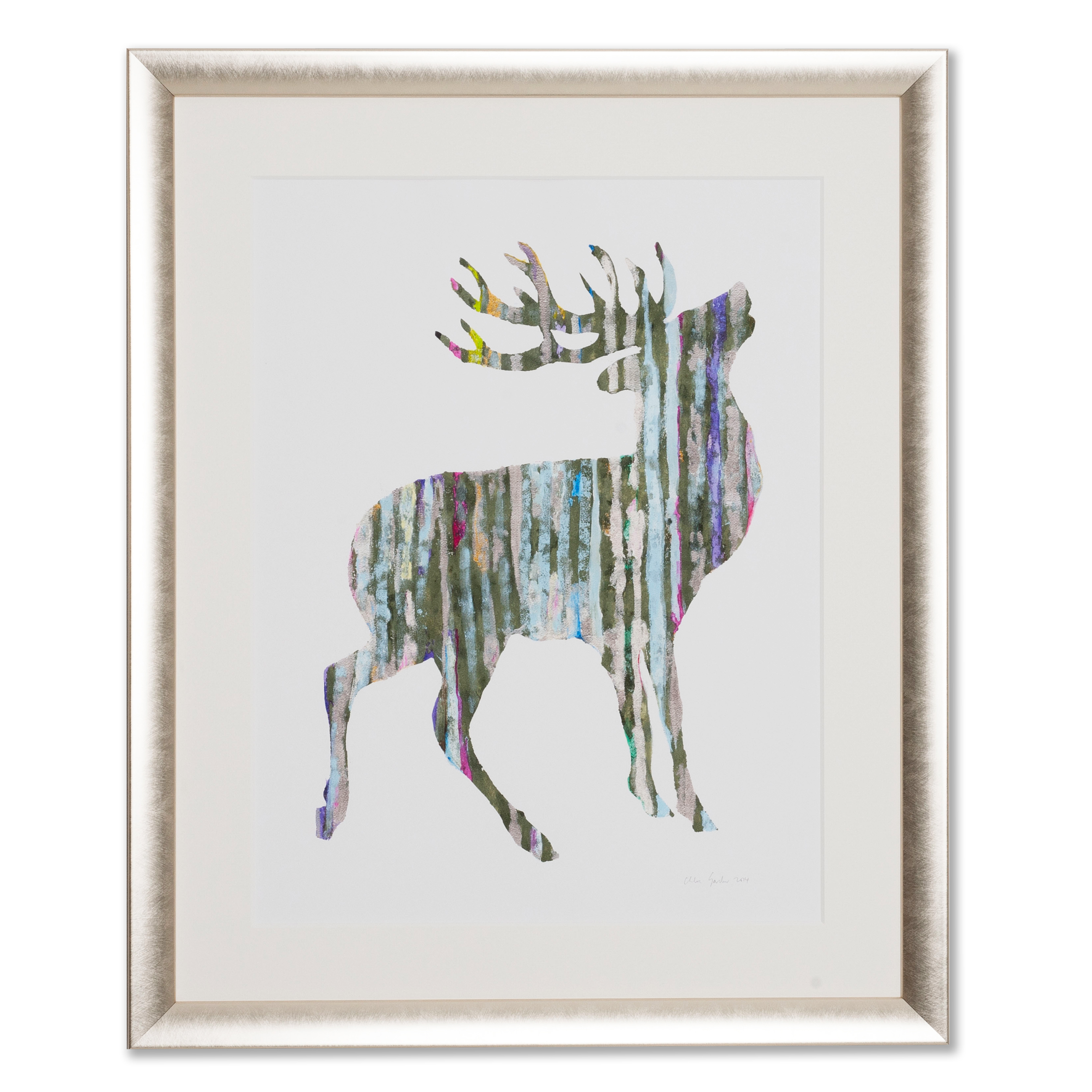 Order a Silver Stag Print - various sizes available