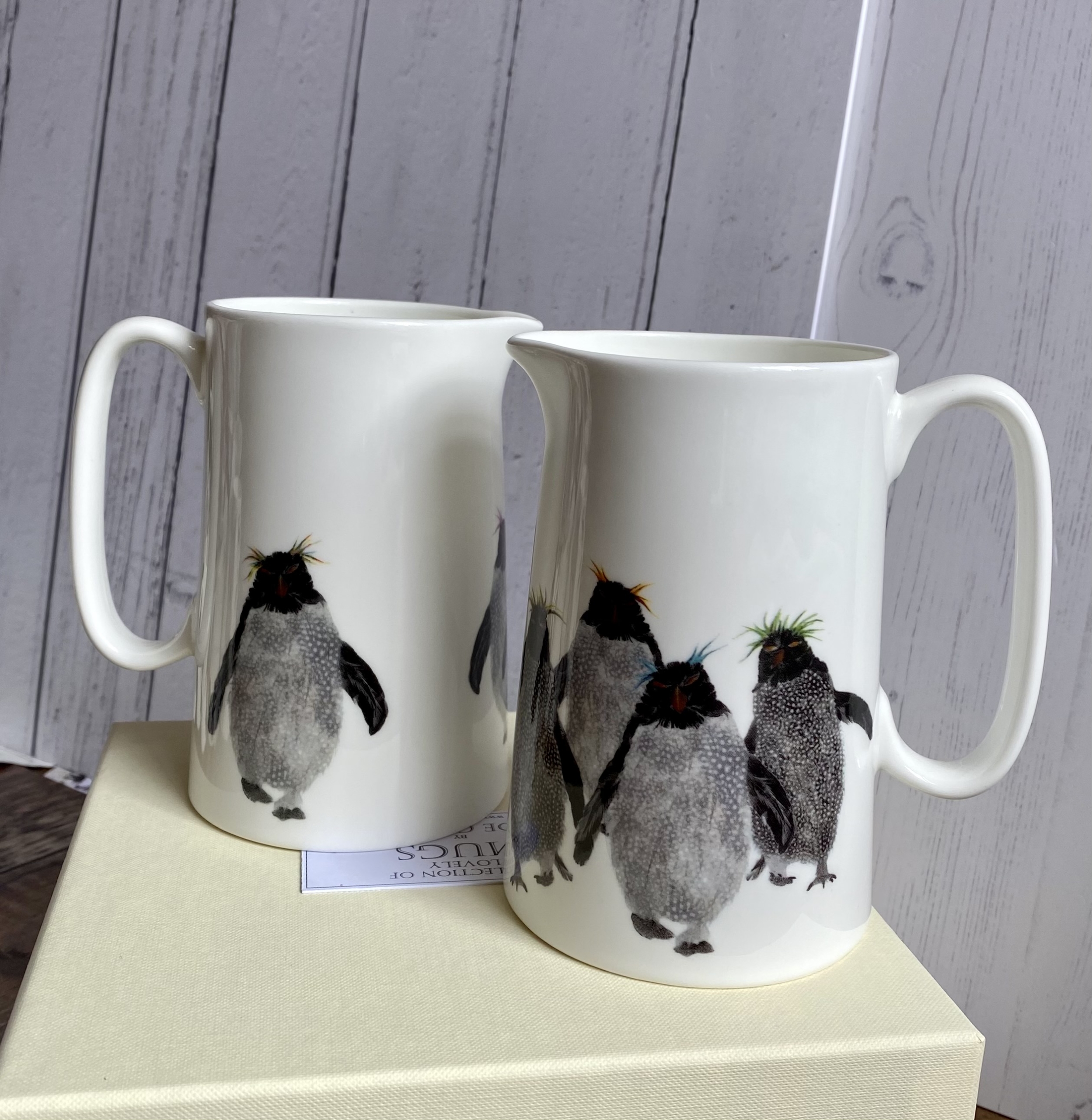 Jug - 1 pint- ROCKHOPPER PENGUINS Design