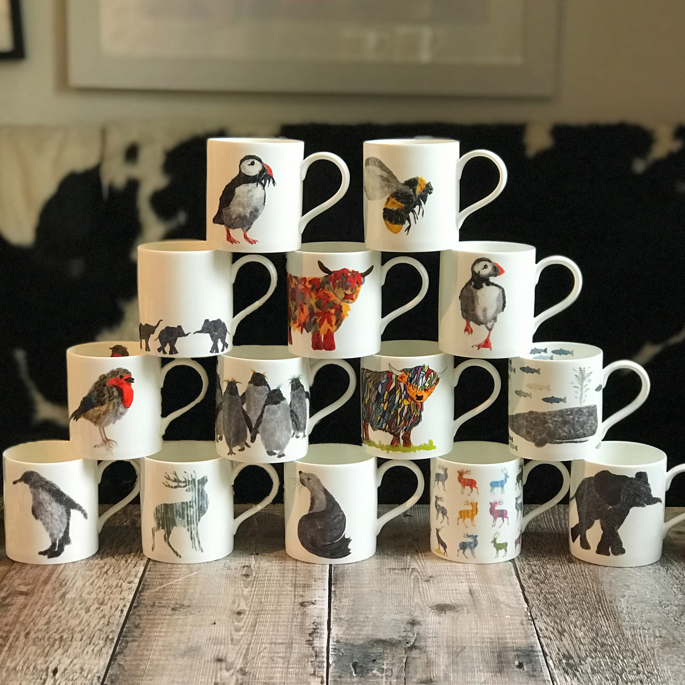 POP MUG BULK BUY - Set of four mugs of your choice (NO gift box - just mugs)