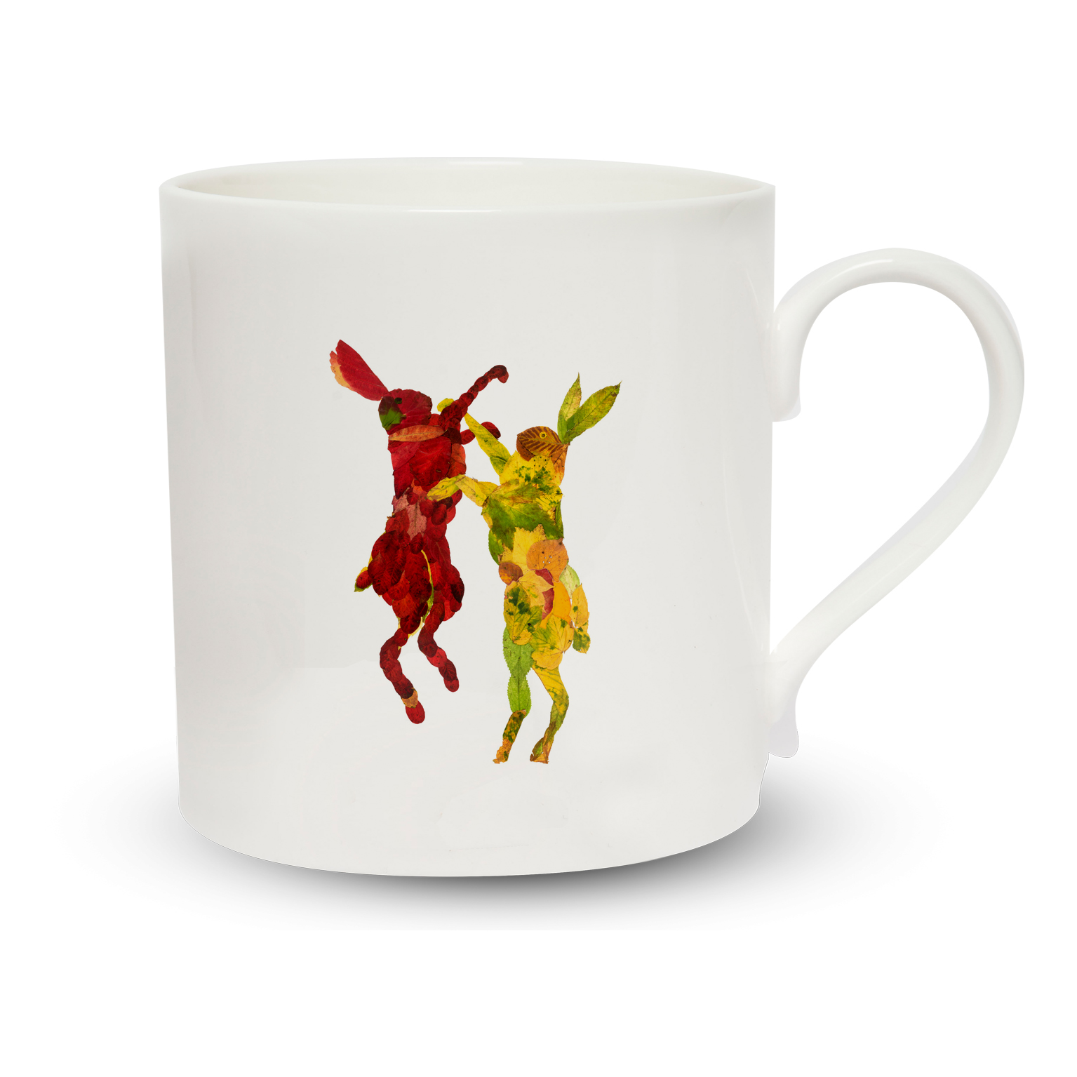 A1 square image 2021 on white espresso leafhares