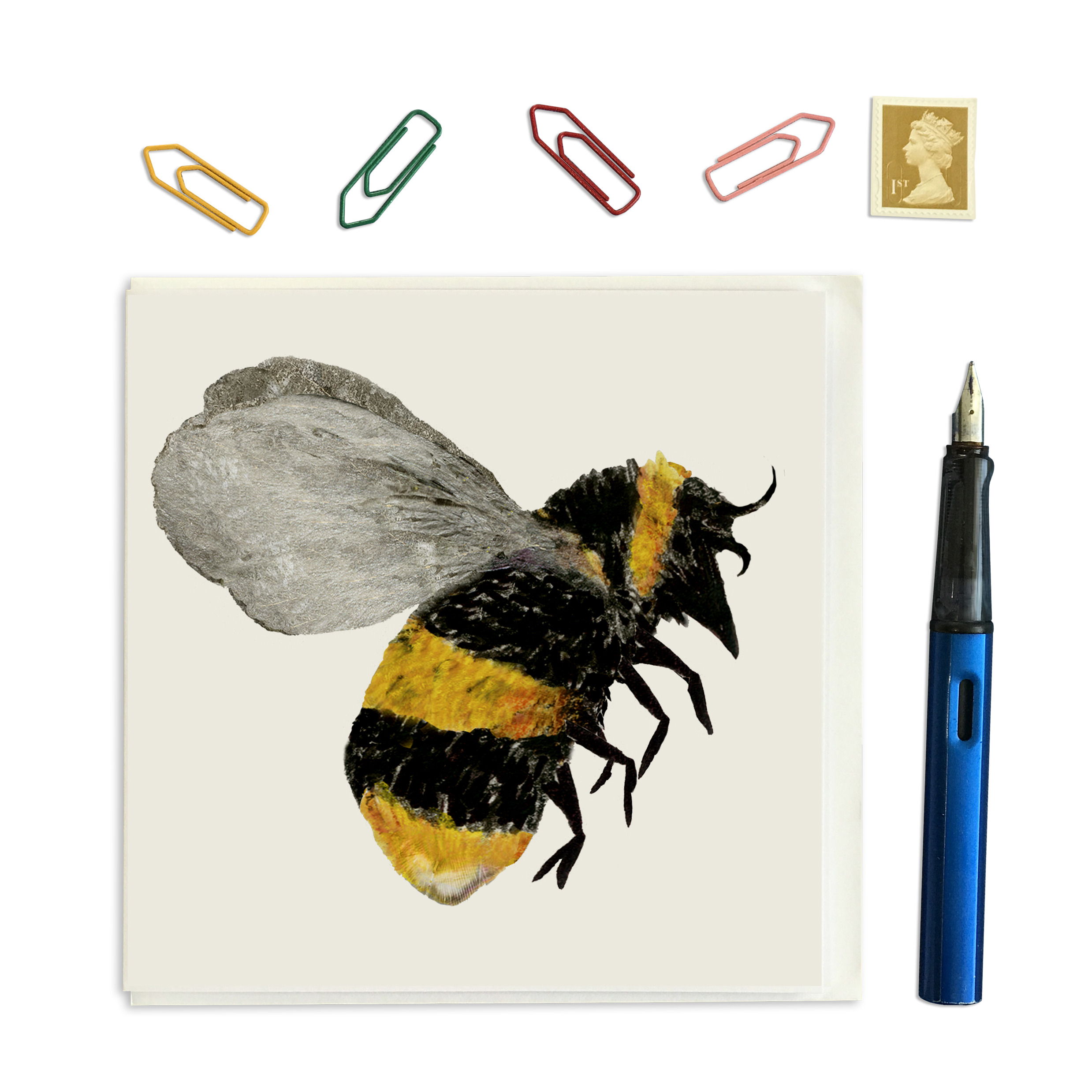 CARD SQUARE - Bee