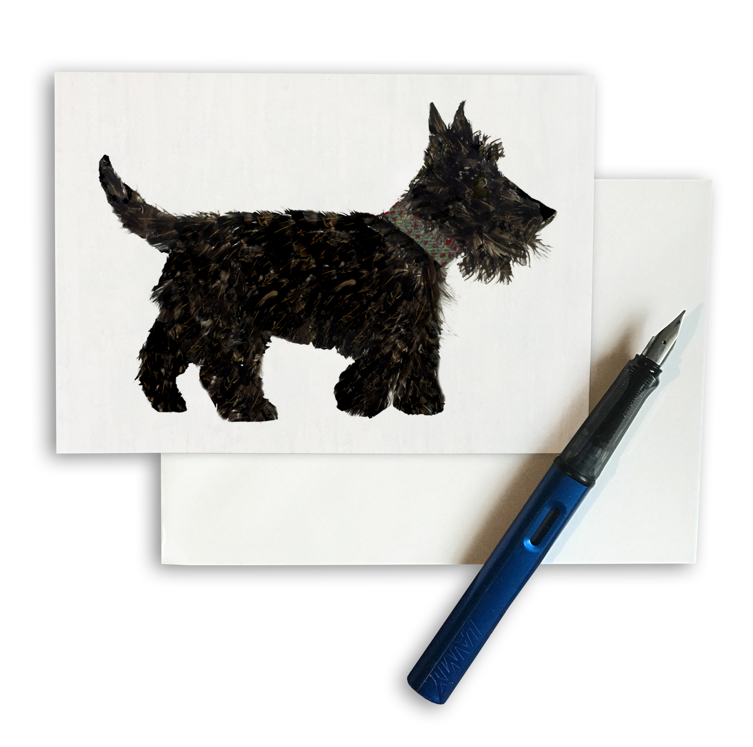 CARD A6 - SCOTTIE DOG