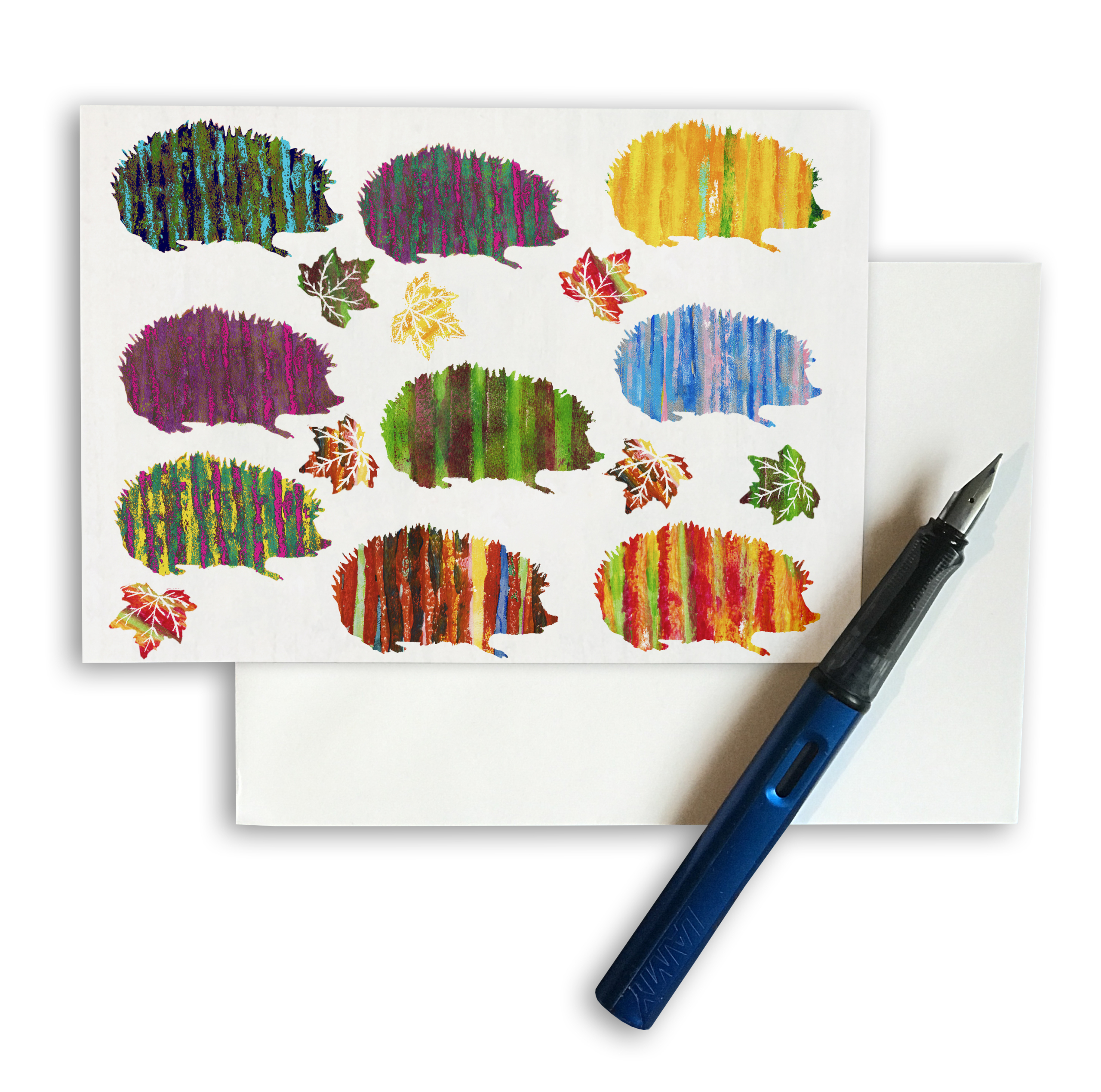 CARD A6 - Multiple Hedgehogs