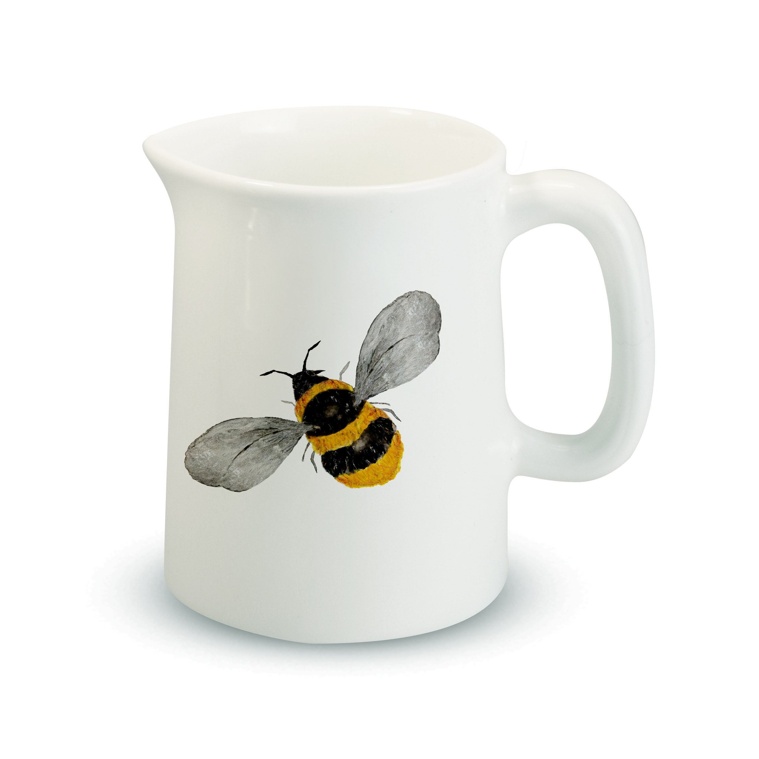 Jug 1/4 pint mini jug- Flying Bee - Two wings showing