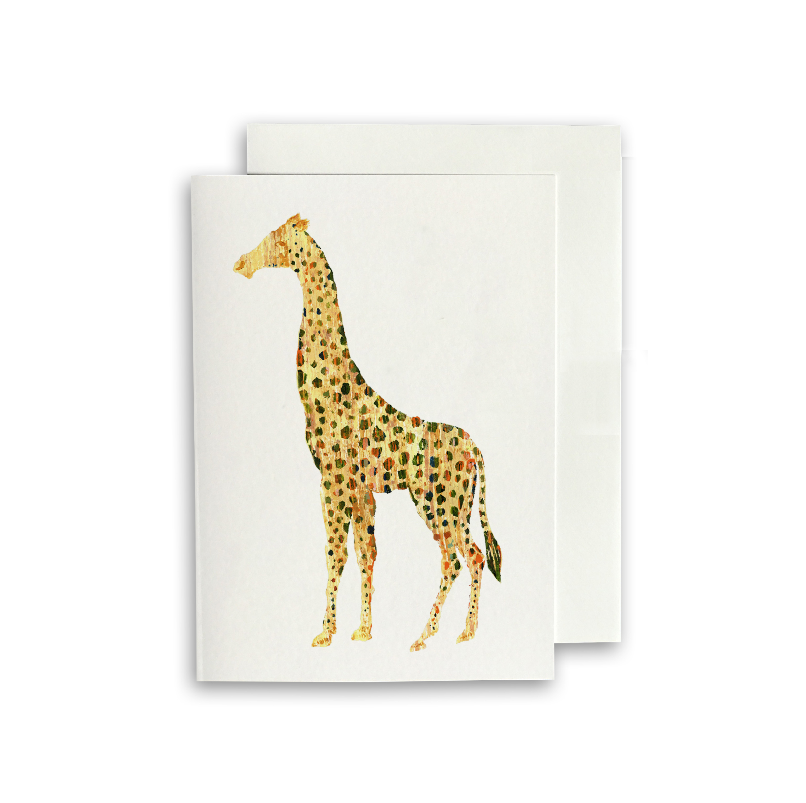 PACK OF THREE - CARD A6 - Giraffe