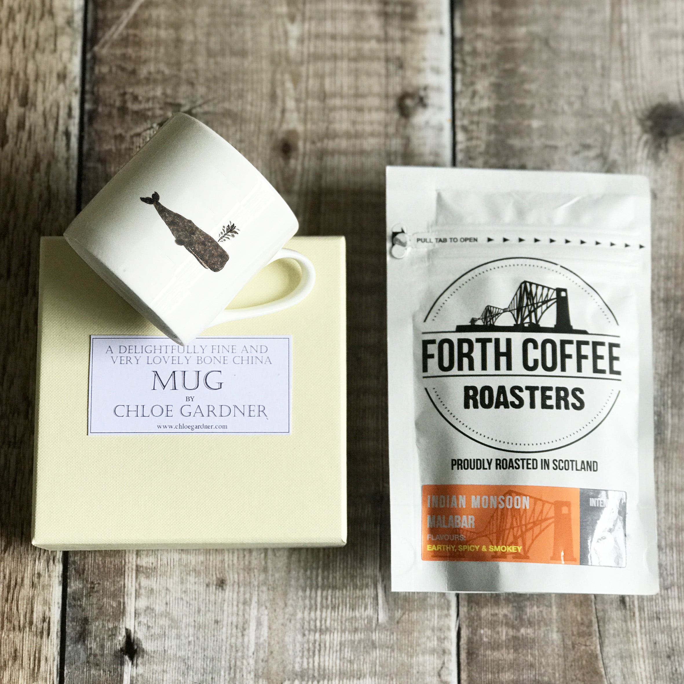 1Mb coffee gift set 1 espresso whale