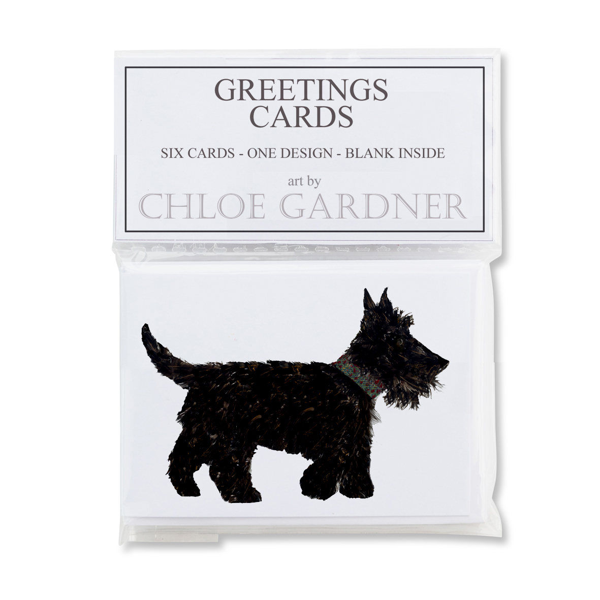 PORTRAIT CARD PACK A7 - Scottie Dog