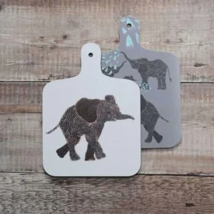CHOPPING BOARD - SMALL- ELEPHANTS