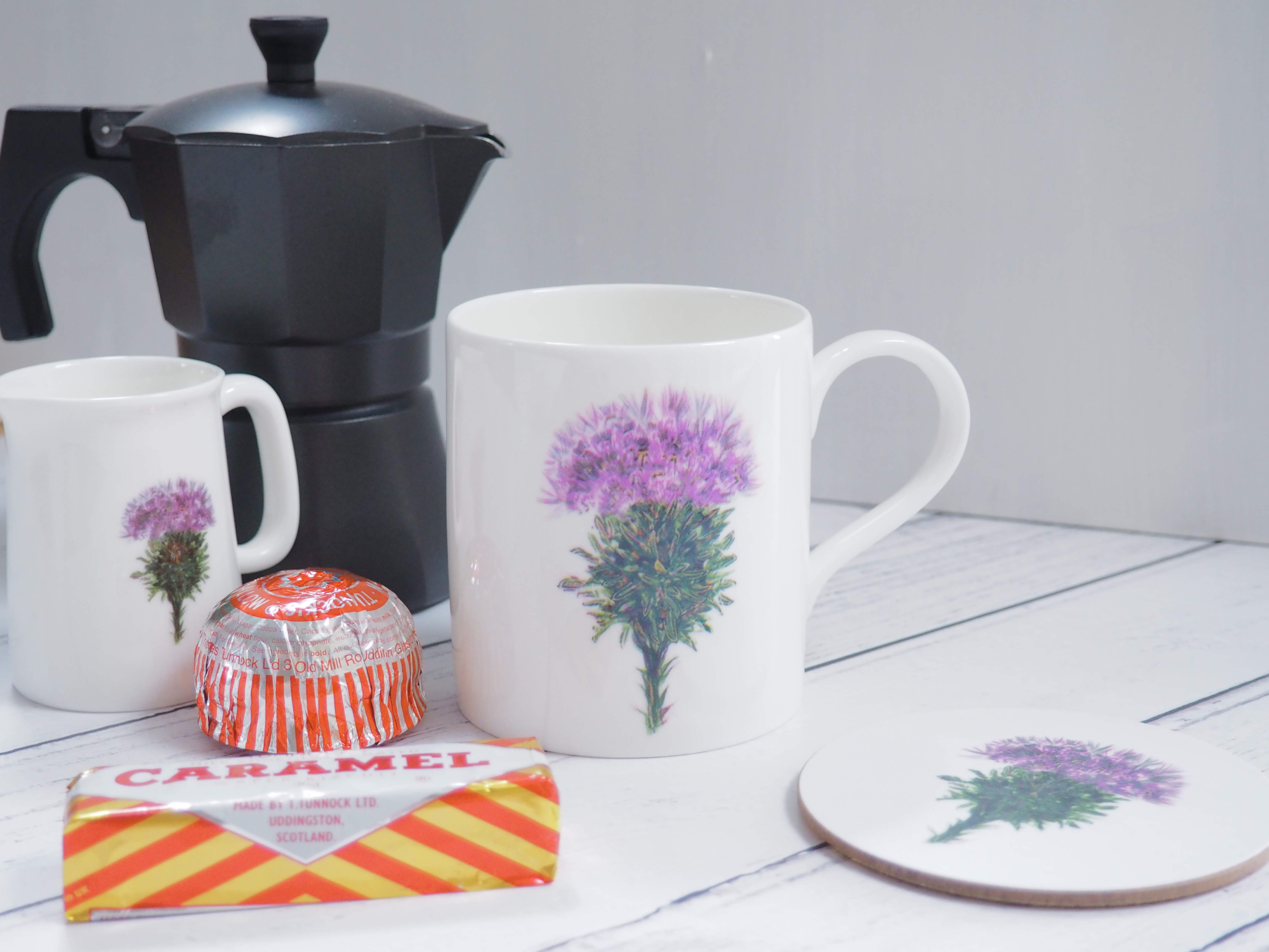 Scottish Thistle China Mug