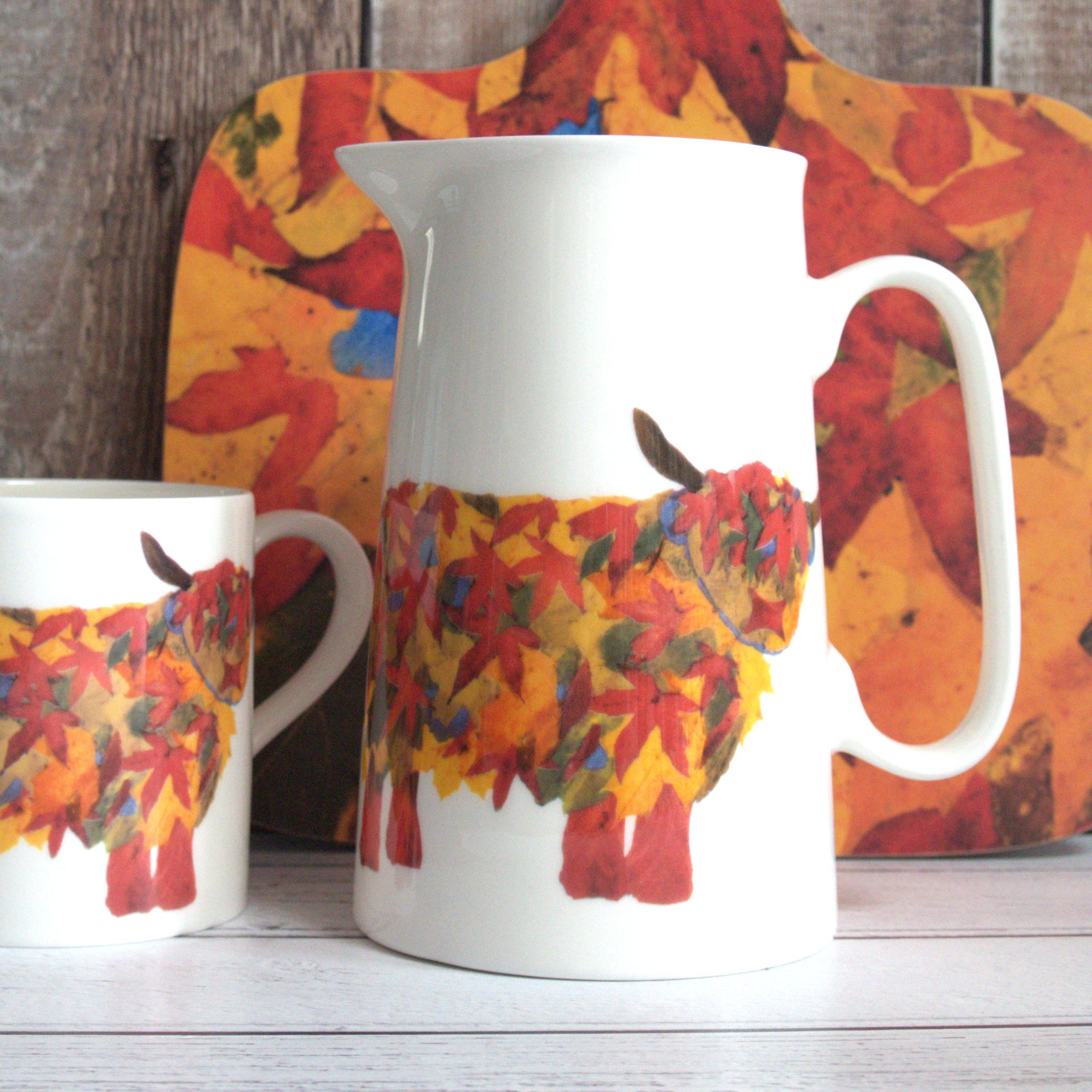 LEAF COW Farmhouse Jug