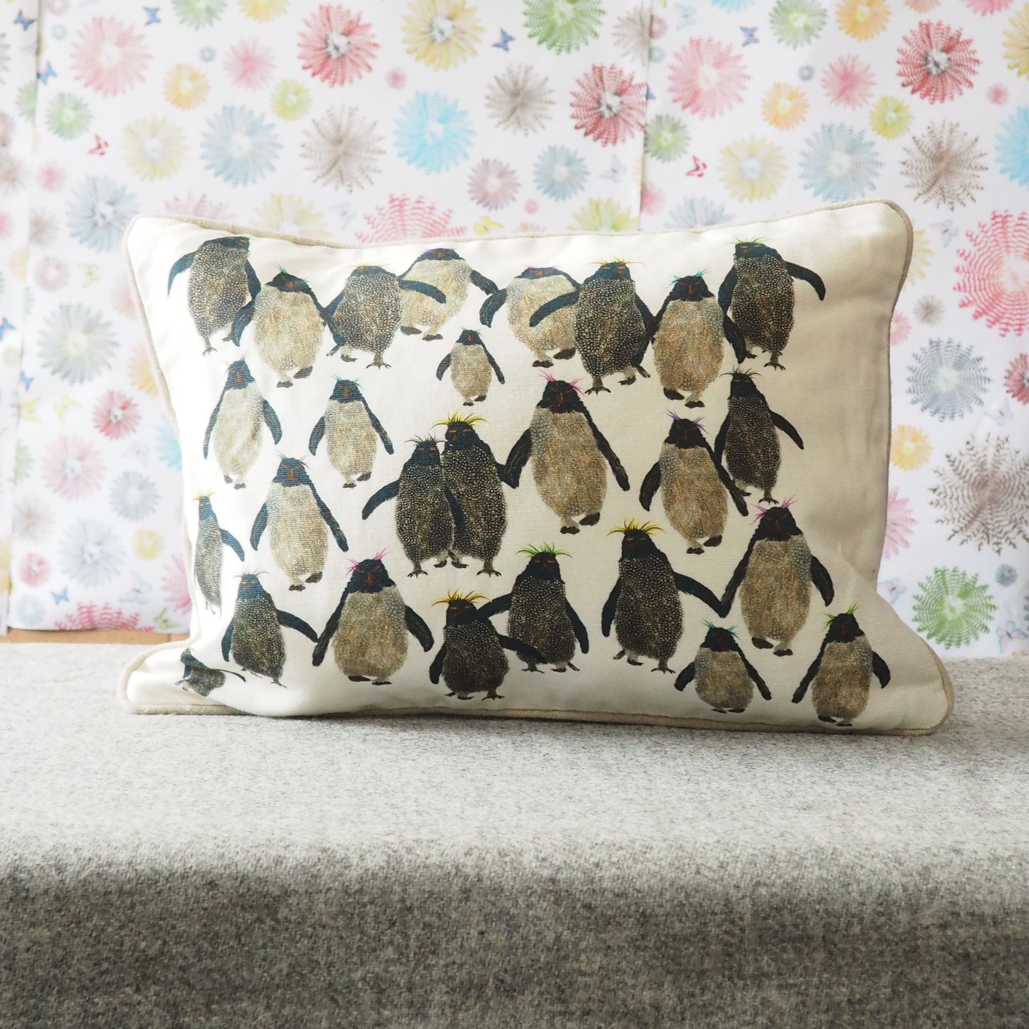 RECTANGULAR CUSHION - Rockhoppers Repeat (Avail R3 F0; 04/25)