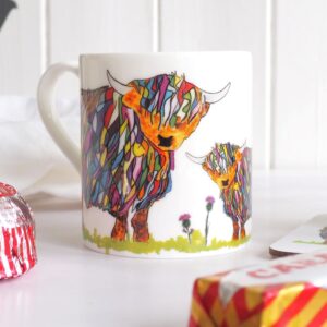 Rainbow Cow Mug
