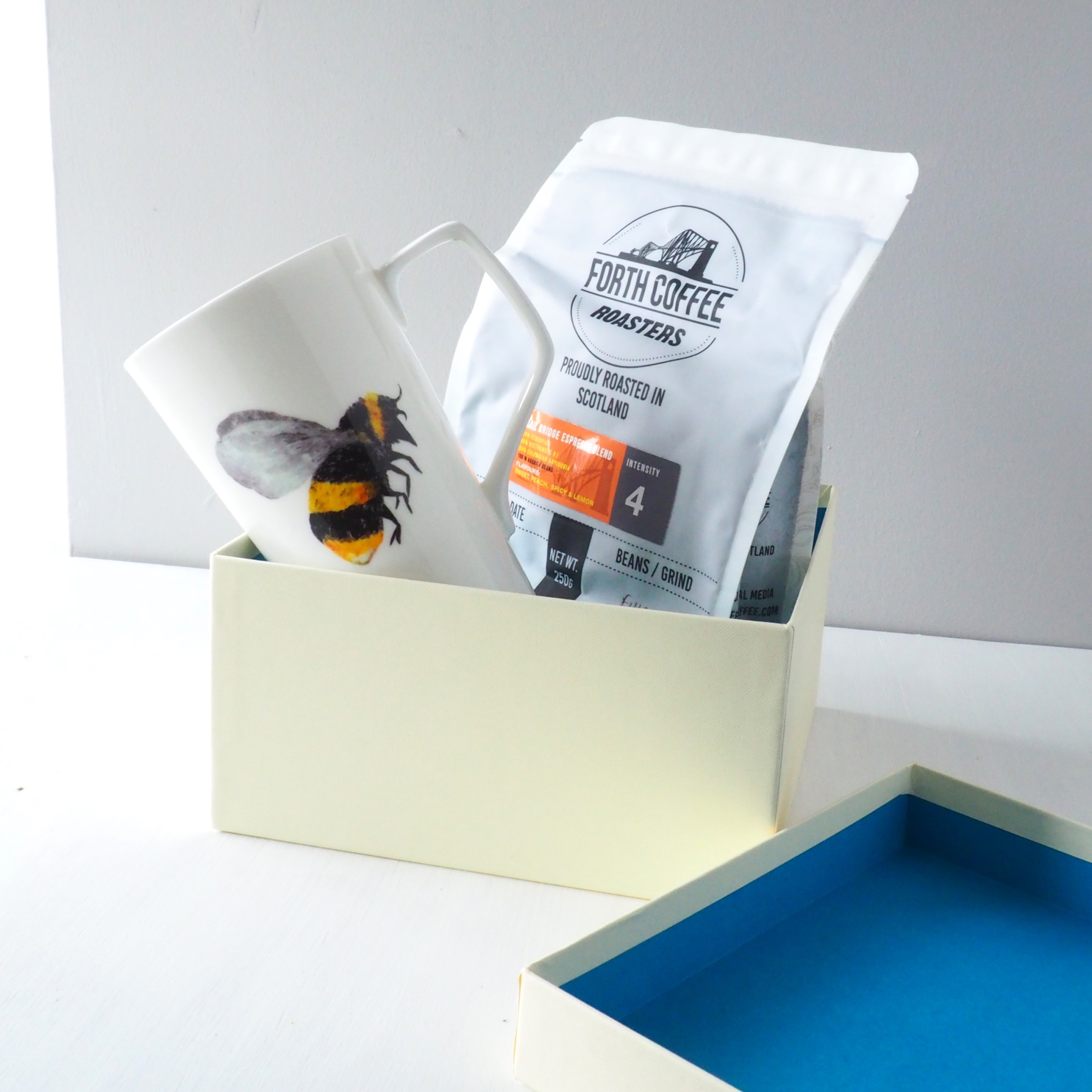 Coffee Lover Gift Set - Latte Mug with Large Coffee, choose your own Mug