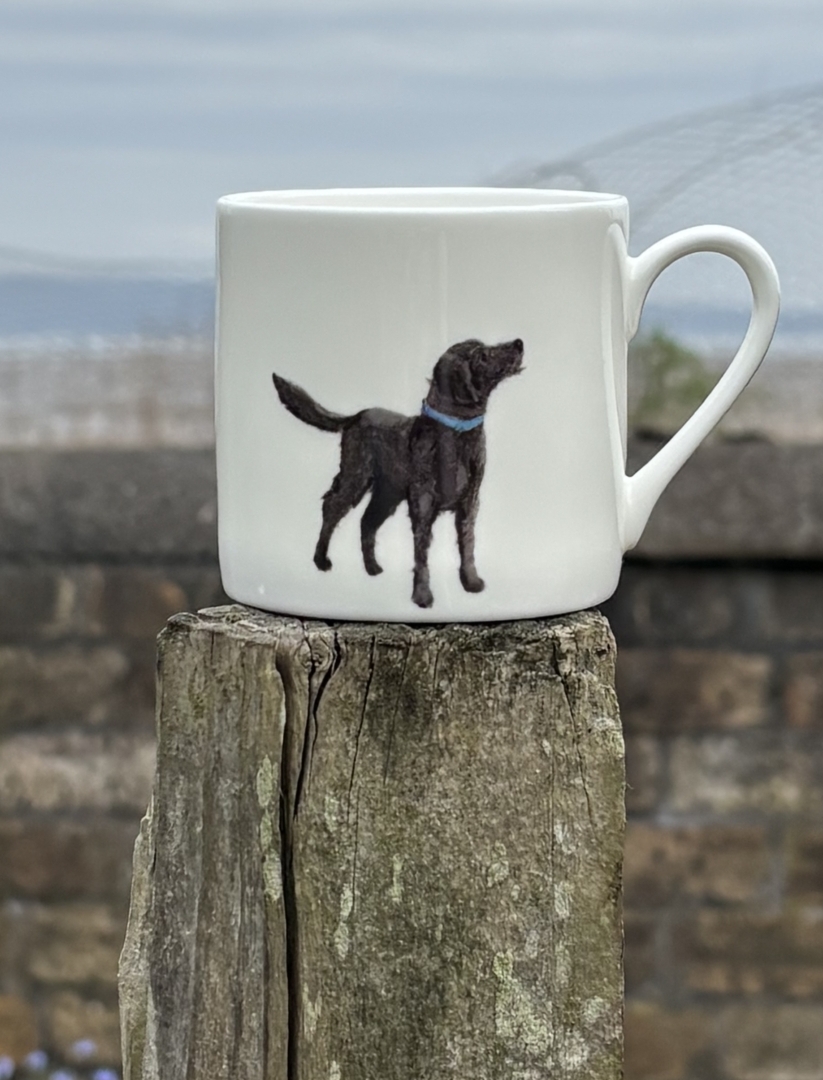 Espresso Mug - Feather Labradoodle Design